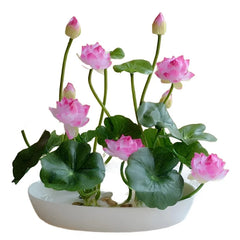 Artificial Lotus Table Decor Fake Flowers