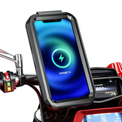 Motorcycle Wireless Charger Holder Type C QC3.0 Fast Charge Motorbike Phone Holder