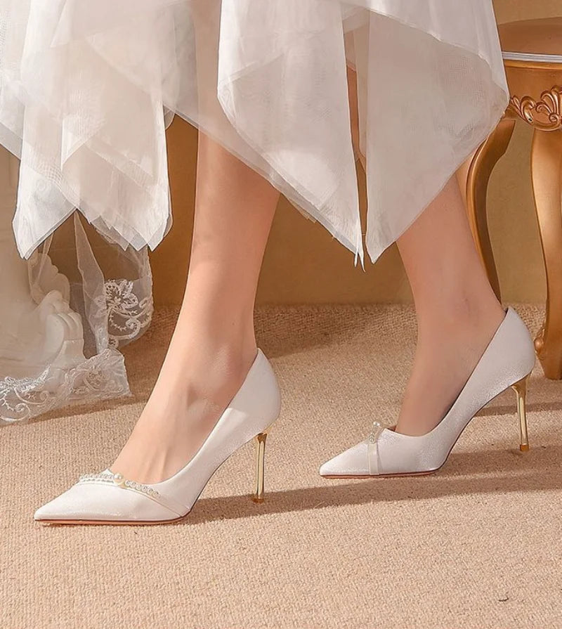 Women's Summer Footwear Bride Pumps Shoes for Woman