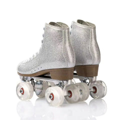 Double Row Roller Skates Shoes, Professional Aluminum Alloy Bracket Street Sliding Inline Sneakers, New Fashion, Four Wheels