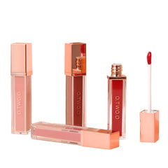 Liquid Lipstick Matte Finish Silky Lip Gloss Waterproof Kiss-proof Lasting Lip Glaze