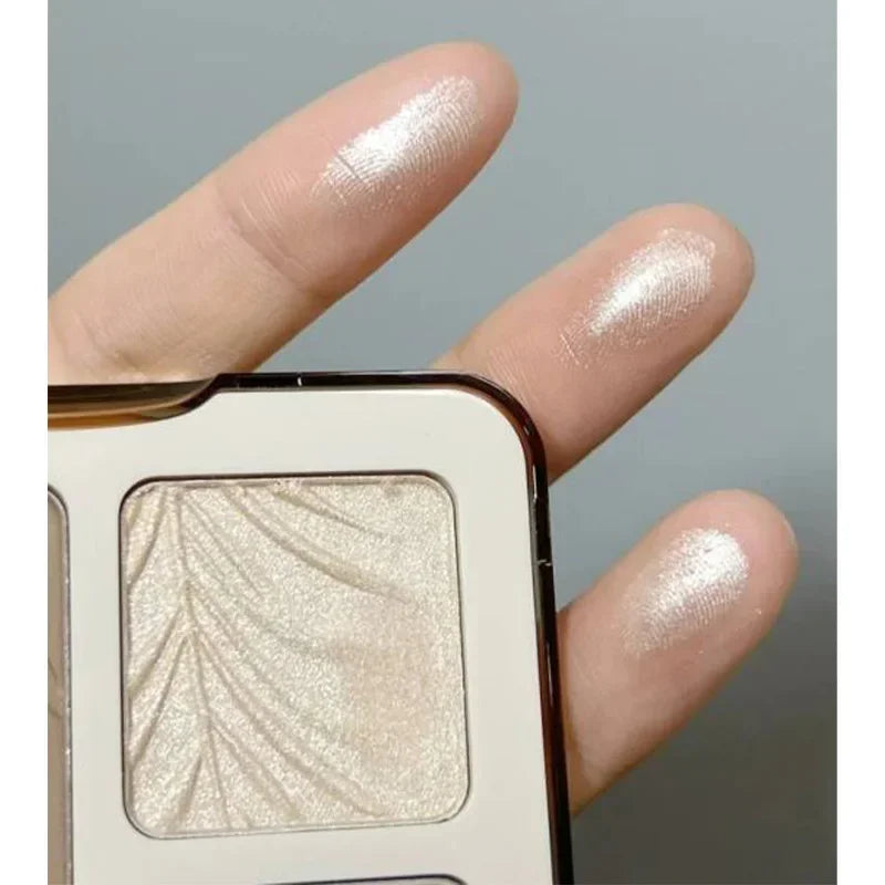 Highlighter Makeup Palette Matte Shadow Shimmer Nose Natural Long Lasting Contour