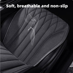 Breathable Car Seat Cover Luxurious Soft Suede Driver's Seat Anti-slip Protective Cushion