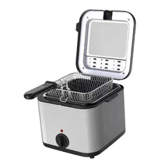 Deep Frying Pot Nonstick Coating Electric Deep Fryer Fish Fryer Deep Fryer Pot for Kitchen Countertop Restaurant Chips