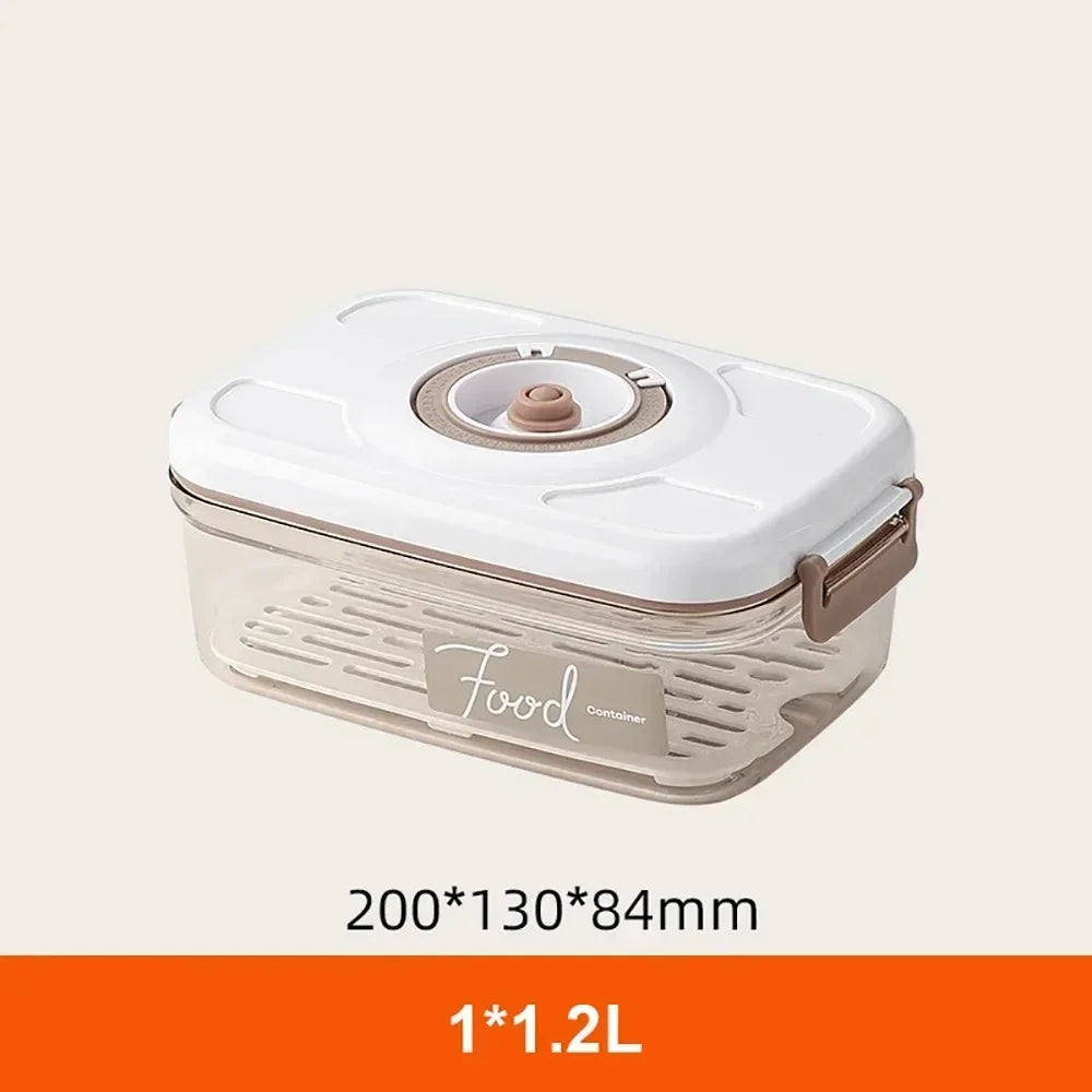 Kitchen High-Capacity Food Storage Container, Vacuum Preservation Box, Electric Suction Storage Box