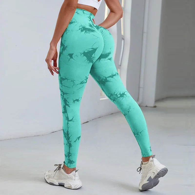 Cloud Hide Seamless Yoga Pants XS Fitness Women Bike Gym Print Sport Leggings Tights High Waist Sexy Trousers Workout Sportswear