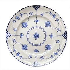 Ceramic Plate European Classical Blue and White Dinner Set Plates and Dishes
