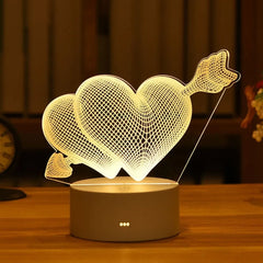 Valentines Day Gift 3D Love Lamp