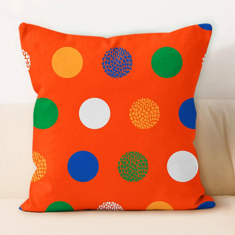 Summer New Irregular Pattern Throw Pillow Ins Car Sofa Office Decoration Pillow Cover