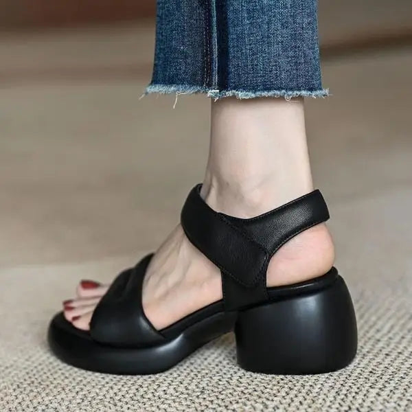 Clogs With Heel Summer High Sandals Female Women’s Shoes