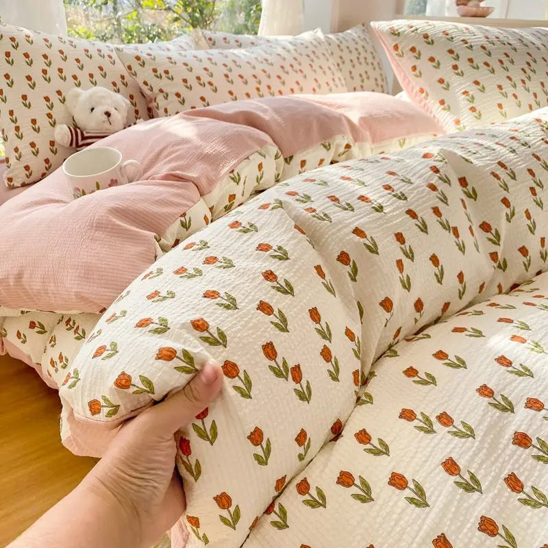 Romantic Floral Duvet Cover Set