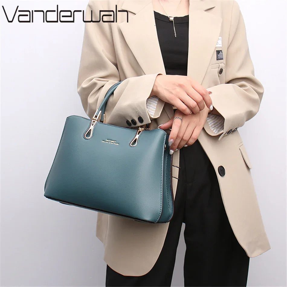 Bags for Women Soft Leather Designer Brand Shoulder Messenger Hand Bag Small Casual Tote Bag Sac