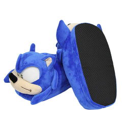 Anime Cartoon Kawaii Sonic Slippers Indoor Men Women Shoes Adult Size Winter Warm Slippers Children Surprise Gifts