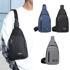 Chest Bag Fashion New Solid Color Men Chest Bag