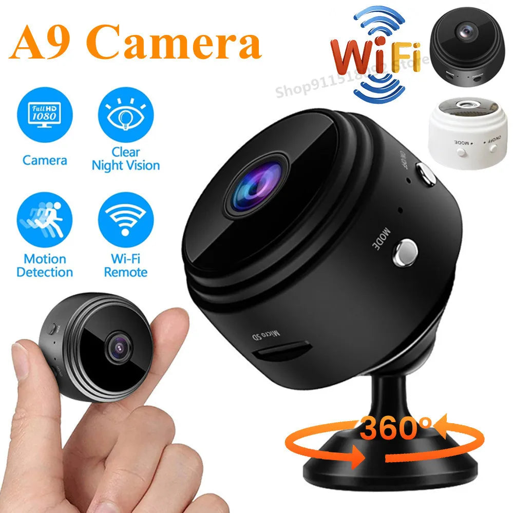 OLAF A9 1080P HD Mini WiFi Camera IP Security Protection Voice Video Surveillance Cameras