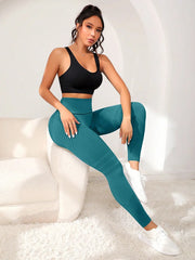 Sports Pants With Lines Lifting Buttocks Sports Tight Pants