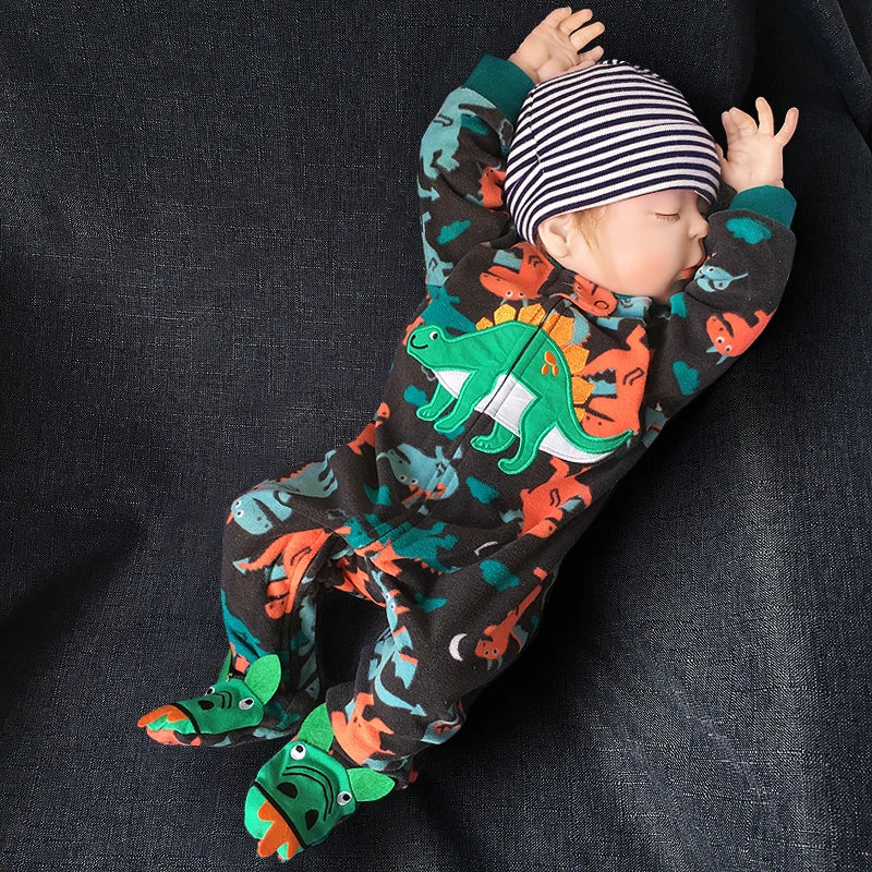 Newborn Baby Clothing Winter Boys Jumpsuit