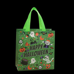 10pcs Halloween Nonwoven Gift Bag Nougat Cookie Chocolate Candy Halloween Party Favor Bags For Child Supplies Shopping Pouch