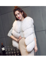 Faux Fur Vests Coat