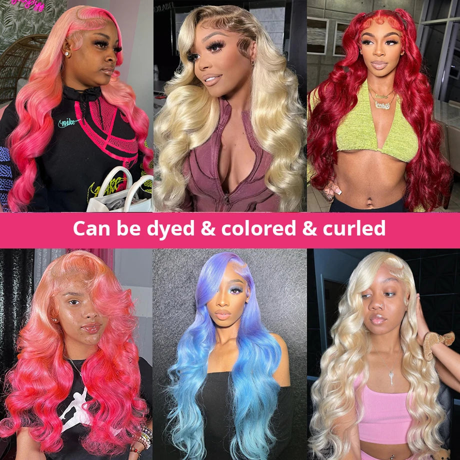 Blonde 613 Lace Front Wigs Body Wave Lace Front Human Hair Wigs Brazilian 13x4 13x6 Hd Lace Frontal Wigs For Women