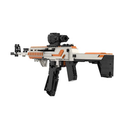 Firearms Series MOC Bricks AK-12 Automatic Building Block Rifle Can Shoot Bullet Assembly Model