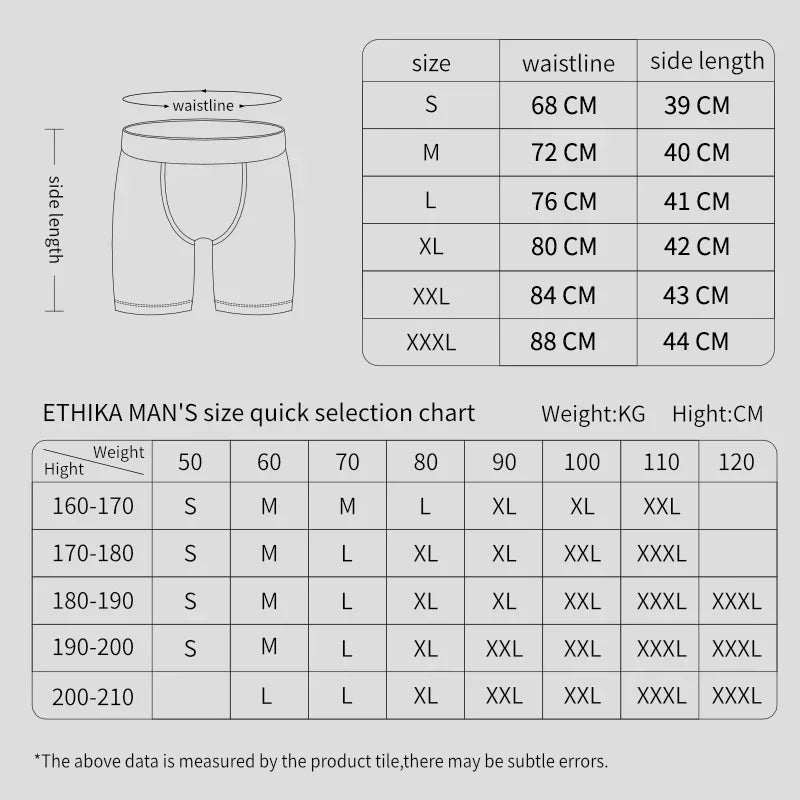 Men Underwear Boxer Shorts Hot Printed Panties Lingerie Man Underpants Boxershorts Plus Size Boxer Briefs XXXL