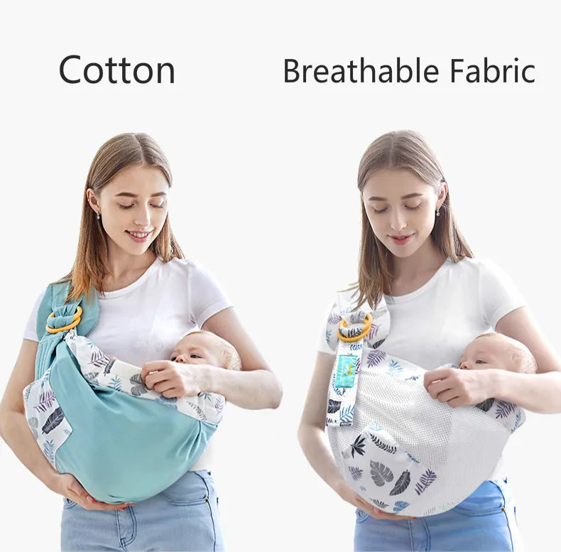 Cotton Wrap Sling Baby Carries Newborn Comfortable Infant Kangaroo Bag