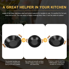 Soup Pot Stainless Steel Griddle Individual Cooking Utensils