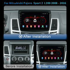 Android For Mitsubishi Pajero Sport 2 L200 Triton 2008 - 2016 Car Multimedia Video Player Navigation GPS 4G Carplay 2Din NO 2din