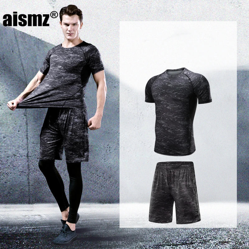 Men's Tracksuit Gym Fitness badminton Sports Suit