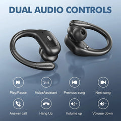 True Wireless Bluetooth 5.3 Headphones Sports Earphones TWS Waterproof Headset