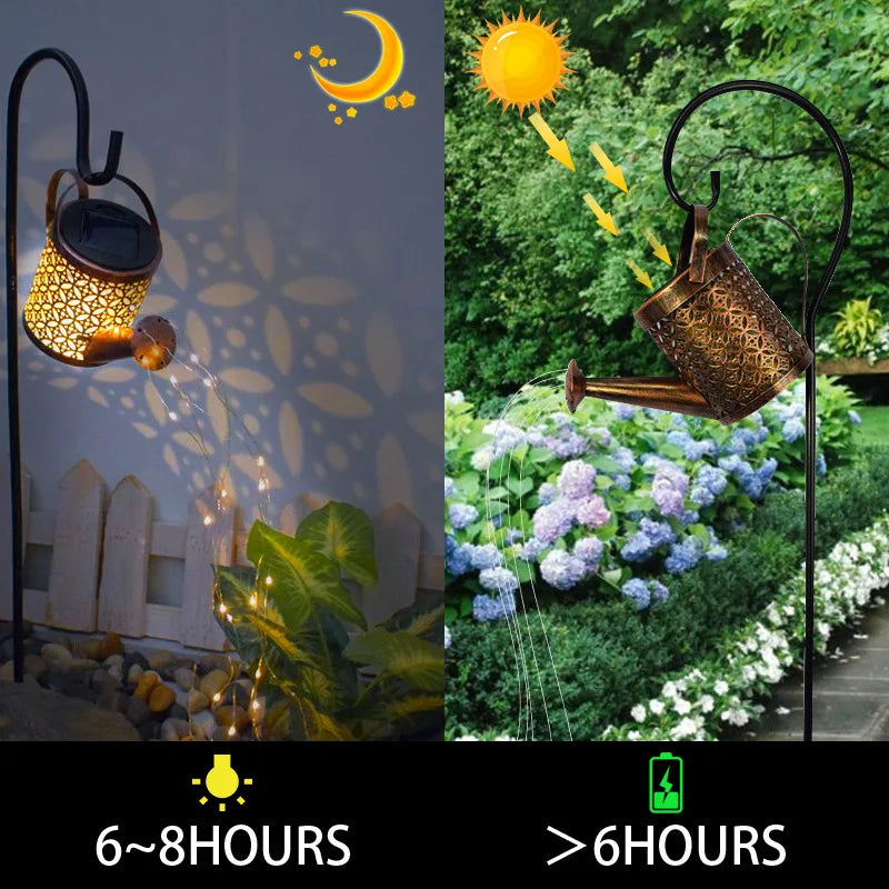 Solar Powered LED Lawn Light Peacock Waterproof Fairy Garden Decor Lamp