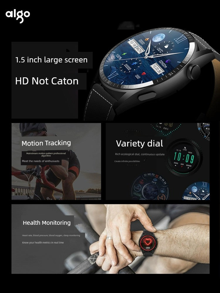 Aigo Men's Black Technology Ultimate Smart Watch