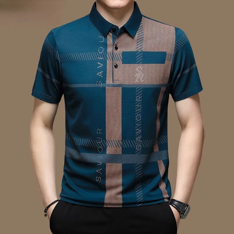 Men's Polo Shirt Business Casual