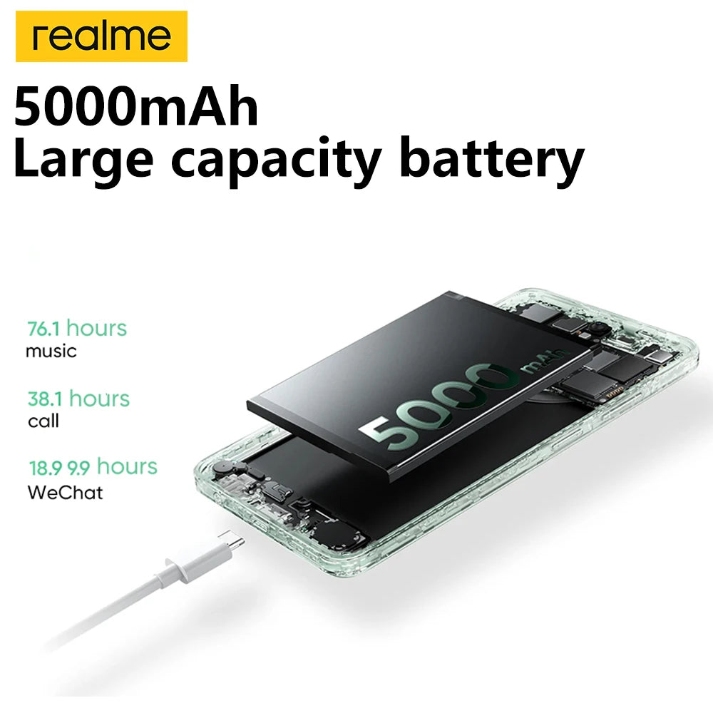 Global Version realme 12X 5G Smartphone MediaTek Dimensity 6100+ 5G 6.67"120Hz Display 50MP AI Camera Moblie Phone