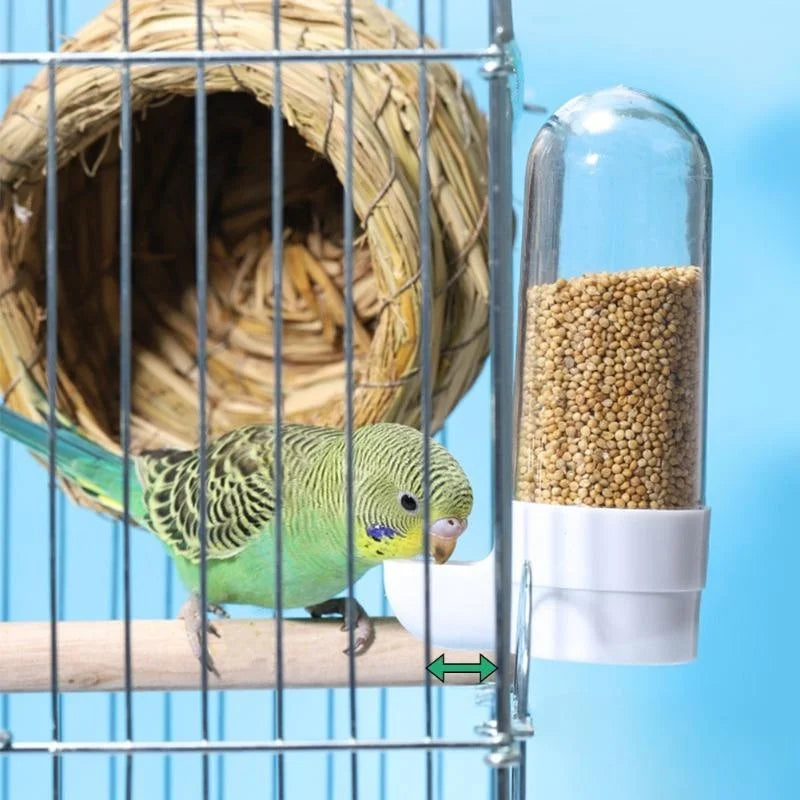 Hanging Pet Feeder Squirrel Parrot Water Dispenser Pet Bird Food Box Cage Accessories Birds Supplies