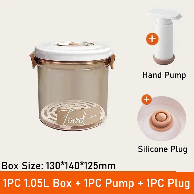 Vacuum Food Storage Box Fresh-Keeping Canister Sealed Storage Container