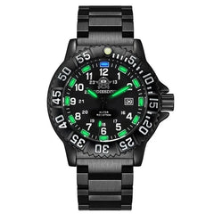 Men's Sports Watch Military Luxury Rotating Bezel Luminous Watch NATO Nylon Strap 50m Waterproof Quartz Dive Watch