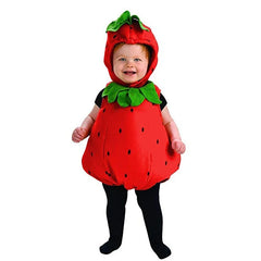 Baby Boy Girl Clothes Cartoon Strawberry Fruit Halloween Cosplay Costume Newborn Outfit