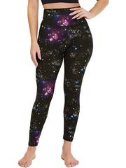 Starry Sky Print Yoga Pants High Waisted Sport Gym Fitness Leggings Female Legging Tummy Control Running Tights Purchasing Agent