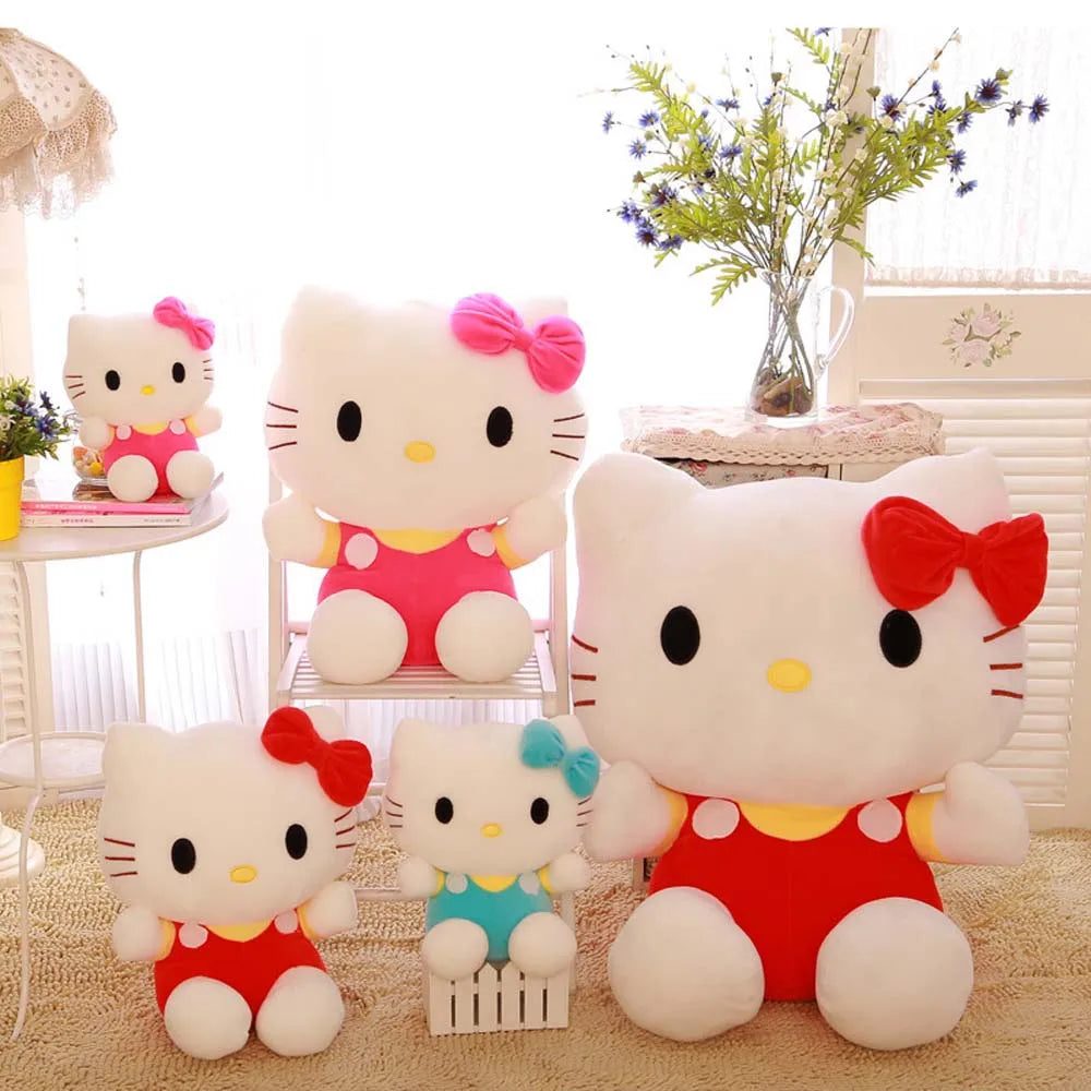 Hello Kitty Plush Toys Cute Sanrio Movie KT Cat peluche Dolls Soft Stuffed kawaii Hello Kitty Toy