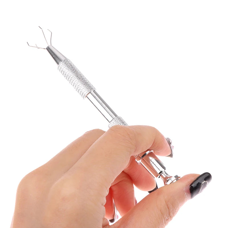 4 Claws Beads Holder Pick-up Tool Diamond Gems Prong Holder Tweezer Catcher Grabber High Precision Body Tattoo Piercing Tool