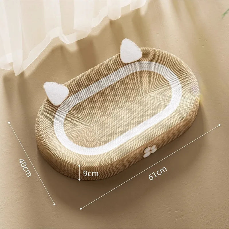 Wooden Cat Scratching Pads Large Household Pet Furniture Cat And Dog Sleeping Bed Wear Resistant Items Pet Toys Pet Supplies