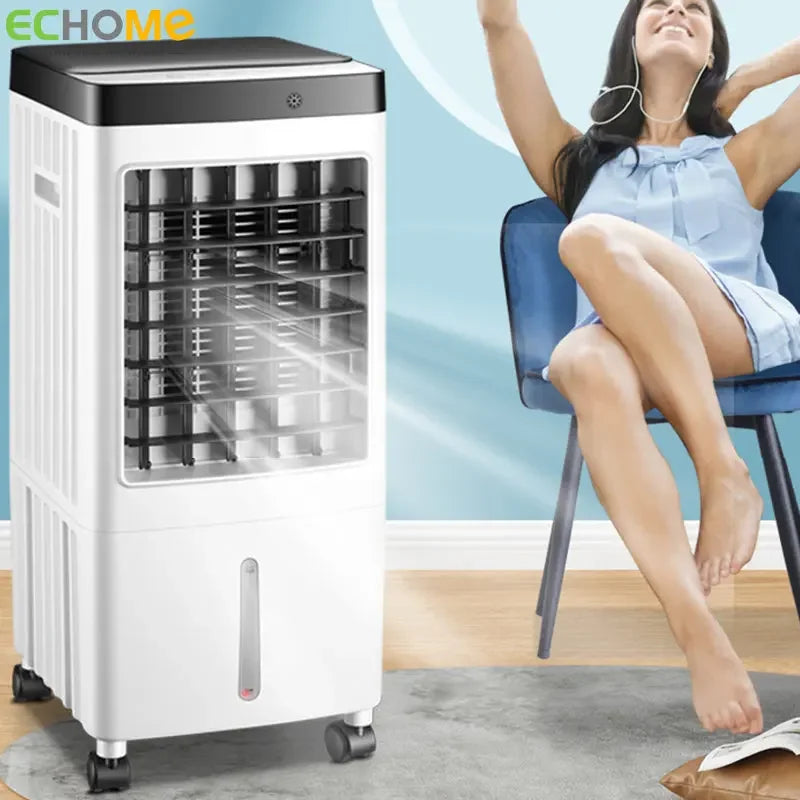 Large Wind Powerful Cooling Mobile Chiller Can Be Remotely Timed Control Air Cooler Conditioning
