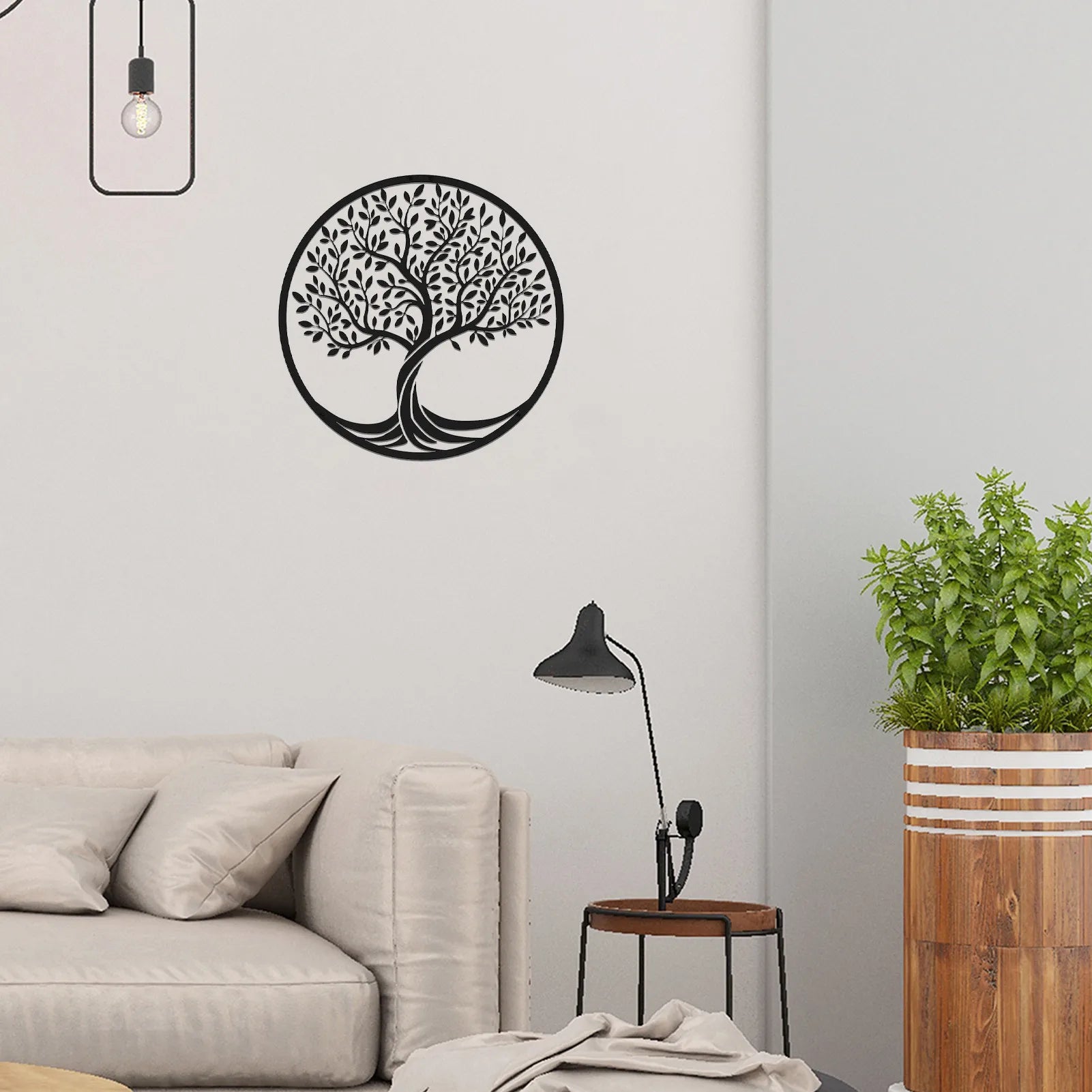 Tree-of-Life Wall Decoration Metal Tree Wall Sculpture