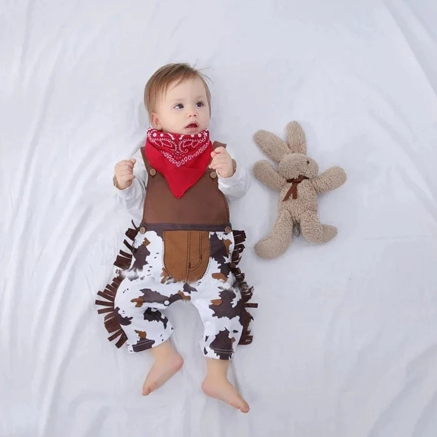 Baby Boy Clothes cowboy Costume Infant Toddler Cowboy Set