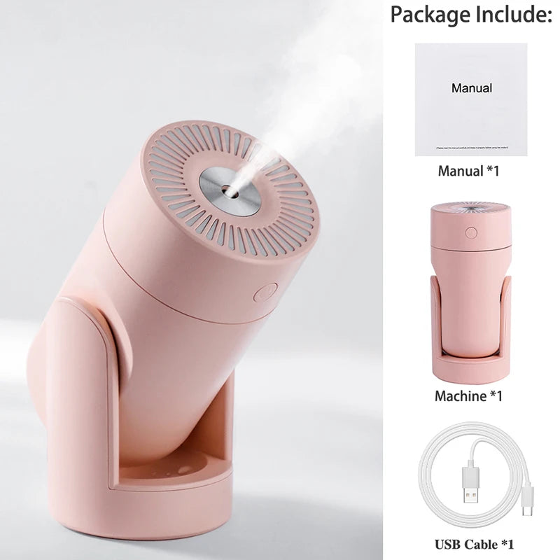 Air Humidifier Aroma Diffuser USB Rechargeable Ultrasonic Cool Mist Maker