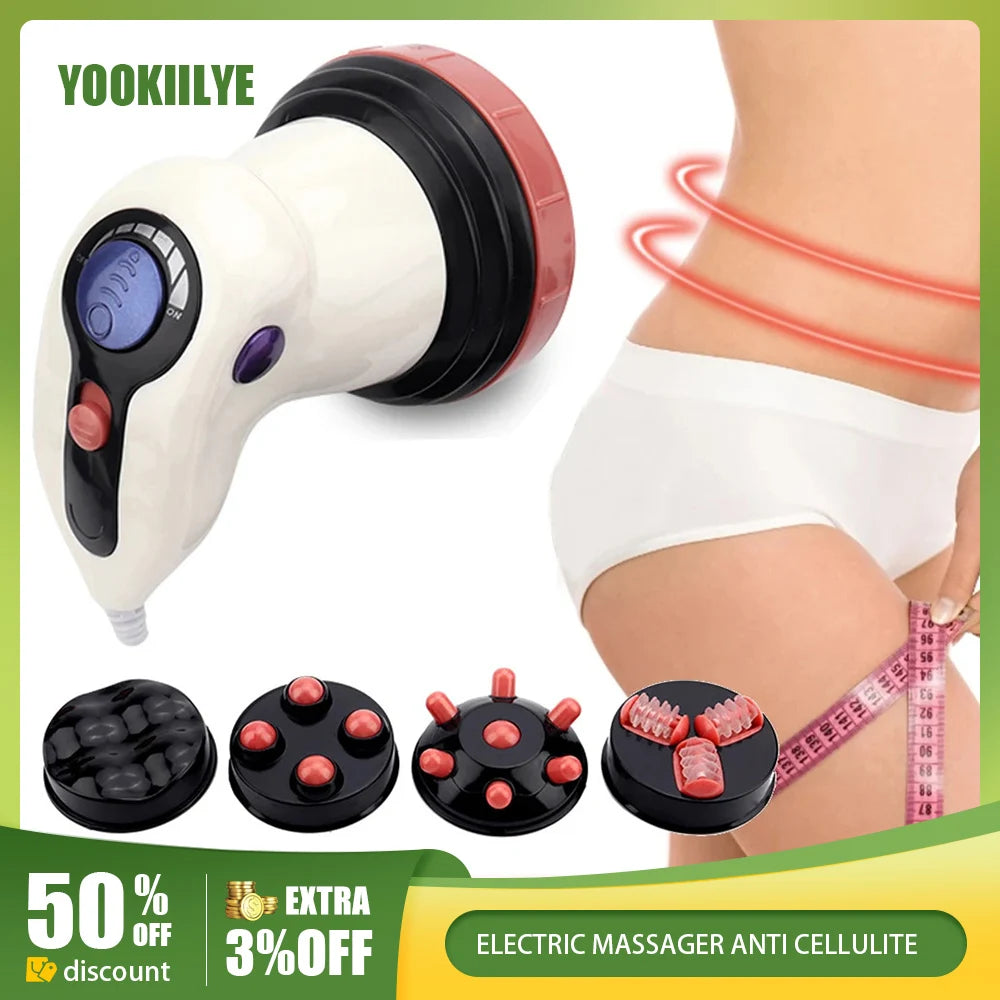 Electric Massager Anti Cellulite Portable Fat Slimming Health Care Massage Device