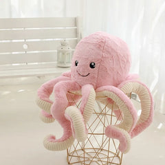 18-80CM Colorful Octopus Plush Toys Soft Stuffed Cartoon Animals Doll