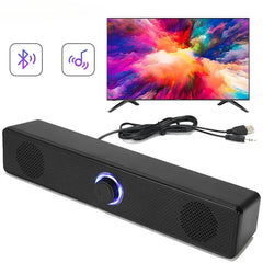 Home Theater Bluetooth Speaker Wired and Wireless Soundbar USB Powered Soundbar for TV Pc Laptop